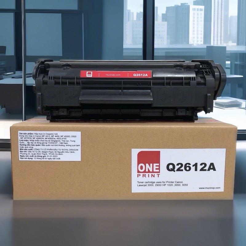Hộp mực 12A/303 cho máy in Canon 2900/3000, HP 1010, 1020 [ HÀNG NHẬP KHẨU ] nguyên hộp mới 100%