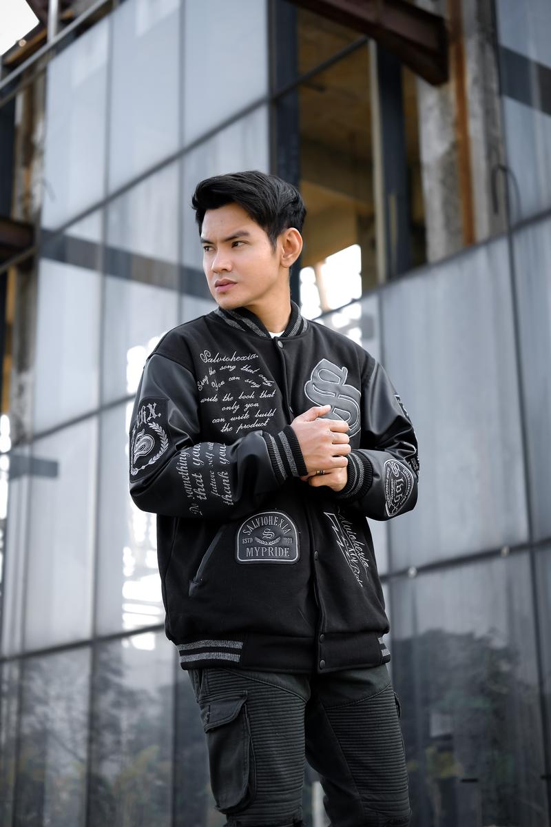 Product Introduction of Salvio Hexia Varsity Jacket Black My Pride 14