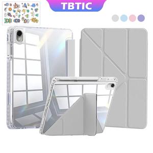 TBTIC Transparent Case For iPad Air 7 M3 2025 6 M2 Air 6 11 2024 Mini 6 7 Air 5 4 10.9 inch Pro 11 A16 11th 10th 9th 8th Gen 7th 10.2 6th 5th 9.7 Tablet Case With Pencil Holder