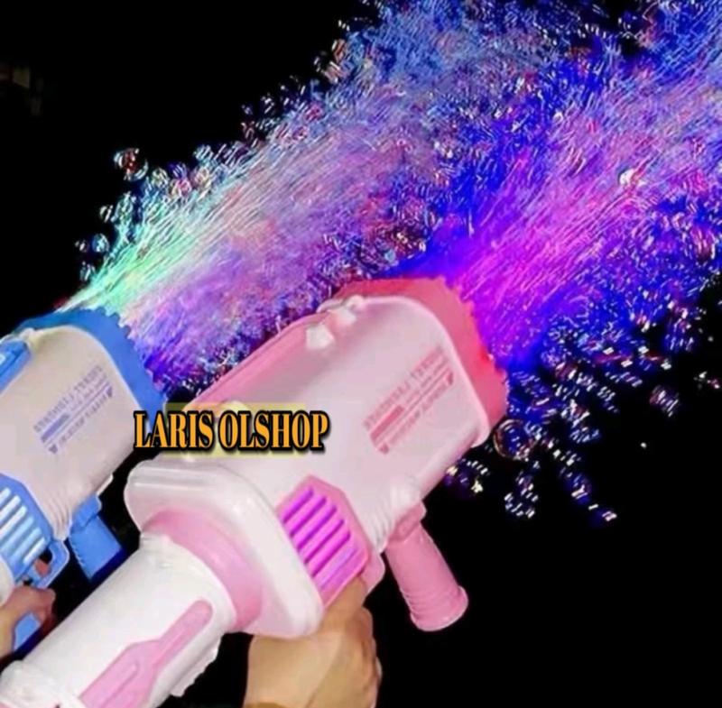 LARIS - Mainan Anak Bubble Machine Bubble Electric Gelembung 3