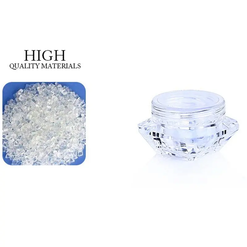 Hộp Kem Dưỡng Da Mặt Hình Polystyrene, 5g, Lọ Du Lịch, Chai Có Thể Nạp Lại Trong Suốt, Hộp Mẫu Dùng Thử 3