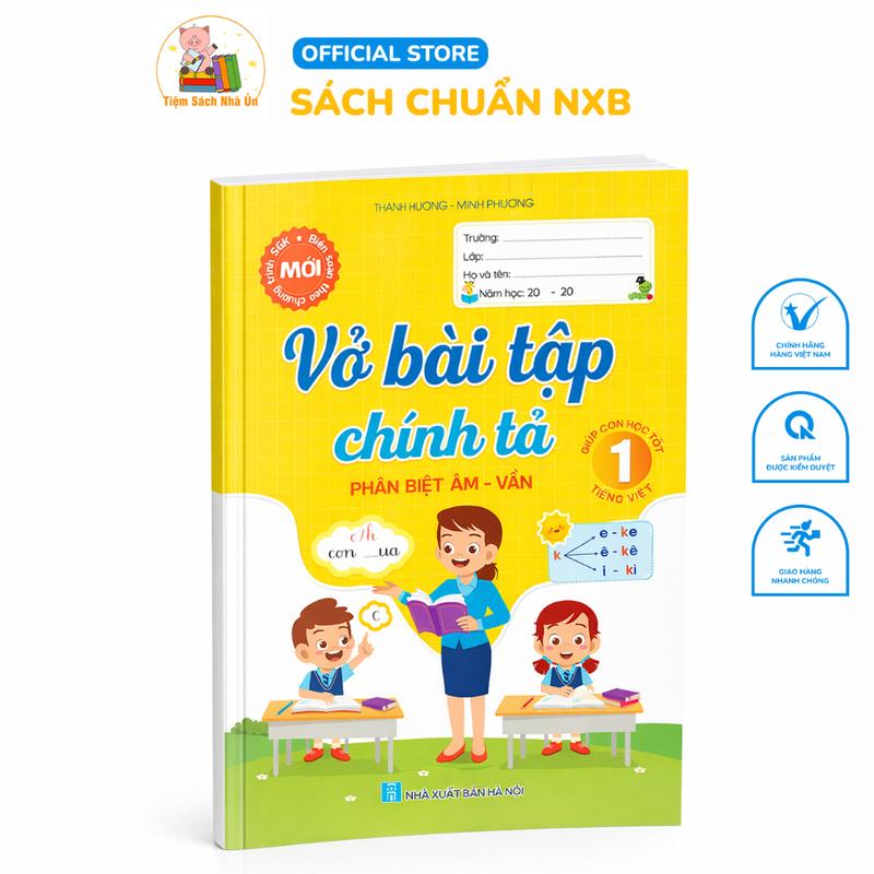 Sách - Vở Bài Tập Chính Tả 1 Biên Soạn Theo Chương Trình SGK Mới