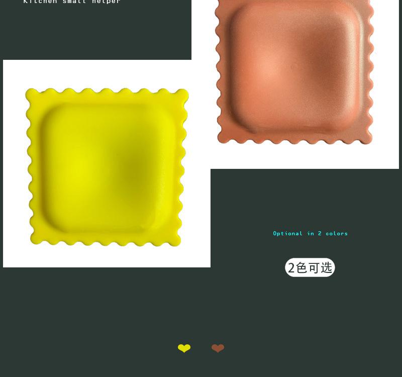 Product Introduction of Creative spoon pad, cookie shaped design, cartoon desktop, silicone insulation and anti scalding pad, practical kitchen tool 4