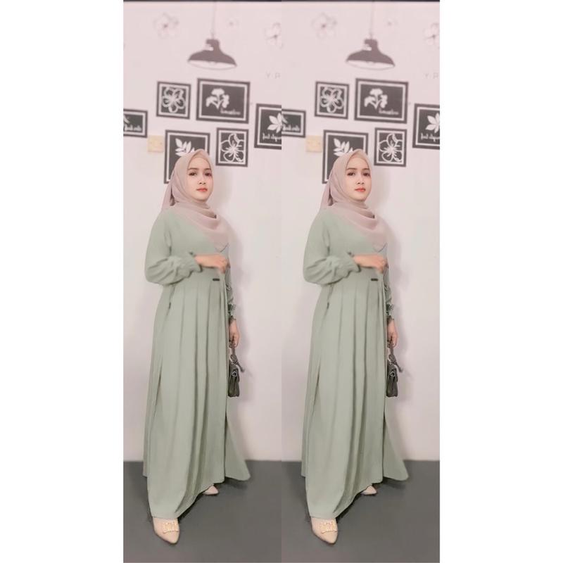 Mila Dress Jumbo Ld 120 Dress Wanita Cringkel Airflow Busui Frendly 3