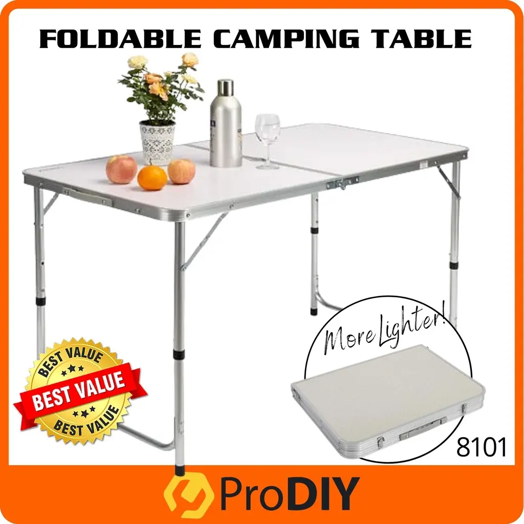 PRODIY 8101 Foldable Outdoor Table Desk Meja Lipat Furniture
