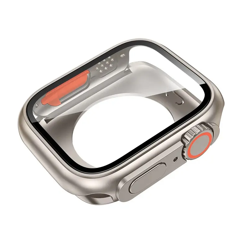 Vỏ Bảo Vệ Màn Hình, Dành Cho Apple Watch 44Mm, 45Mm, 40Mm, 41Mm, Ốp Ốp Lưng Sốc Mặt Trước Và Mặt Sau PC Cứng, Tương Thích Với iwatch 9, 8, 7, 6, 5, 4, Thay Đổi Sang Ultra 2
