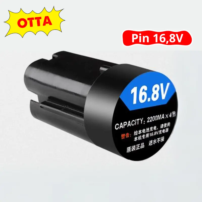 Phụ kiện máy đánh vảy cá loại Pin sạc thương hiệu OTTA loại 3 Cell, 4 Cell và máy dùng điện, tất cả mọi phụ kiện máy đánh vảy cá đều có tại đây 1