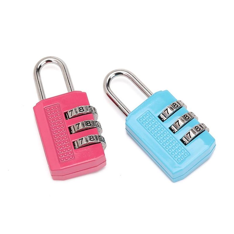 Product Introduction of Khóa Số Mini, Thiết Kế Đơn Giản, Mã Số 3 Chữ Số, Màu Trơn Chống Trộm, Bền, Được Làm Bằng Hợp Kim, Thích Hợp Cho Ngăn Kéo 12
