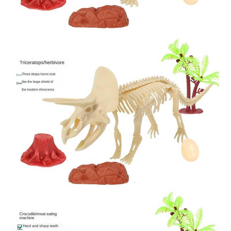 Product Introduction of Bộ khai quật khủng long, Đồ chơi khảo cổ tìm kho báu đá quý, Bộ xếp hình hóa thạch tự làm, Hoạt động STEM thực hành cho trẻ em, Món quà khoa học hoàn hảo cho bé trai từ 6-12 tuổi 14
