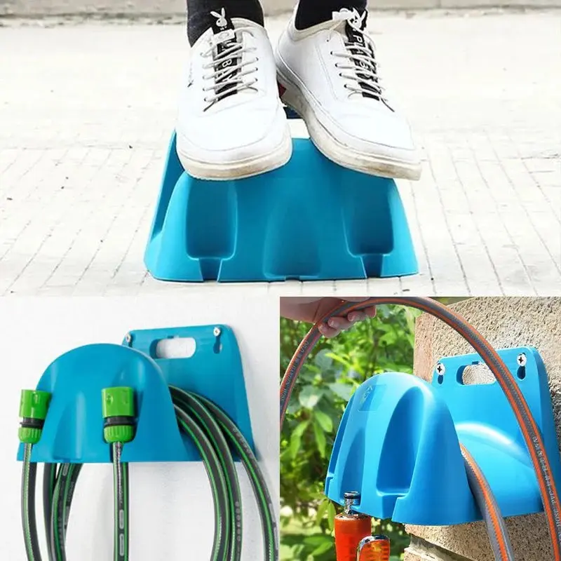 Storage Hose Hanger Garden Yard Watering Hose Reel Hanger Pipe Holder ...