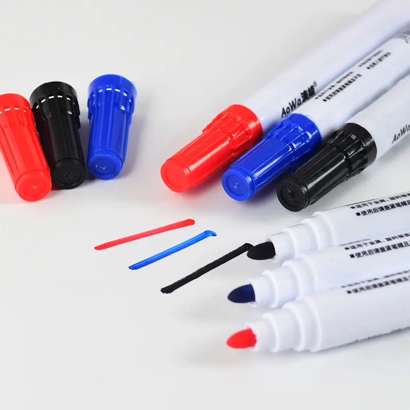 Whiteboard marking brushboard label whiteboard marking water -based pen wipe school office supplies coarse head blackboard pen