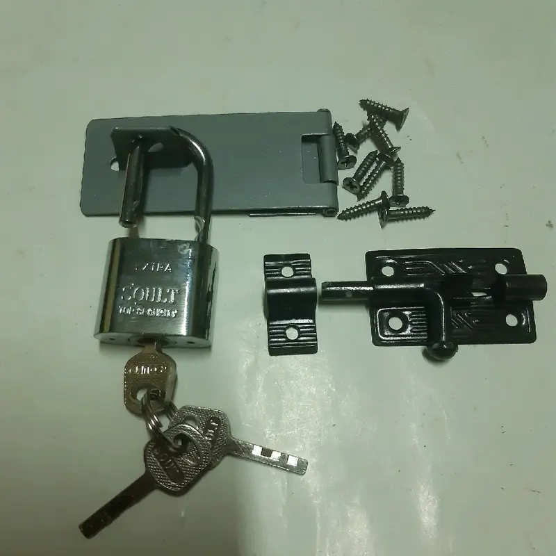 Gembok 30 pendek plus Grendel komplit 3