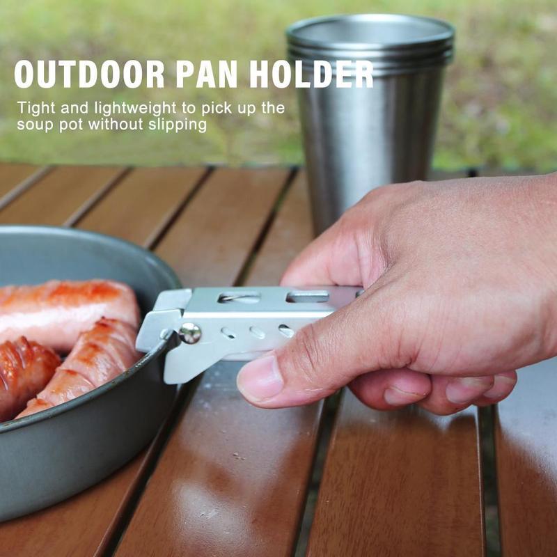 Product Introduction of Aluminum Alloy Pot Pan Gripper for AntiScalding Microwave Oven Safe Ideal for Outdoor Picnic I4Q3 22