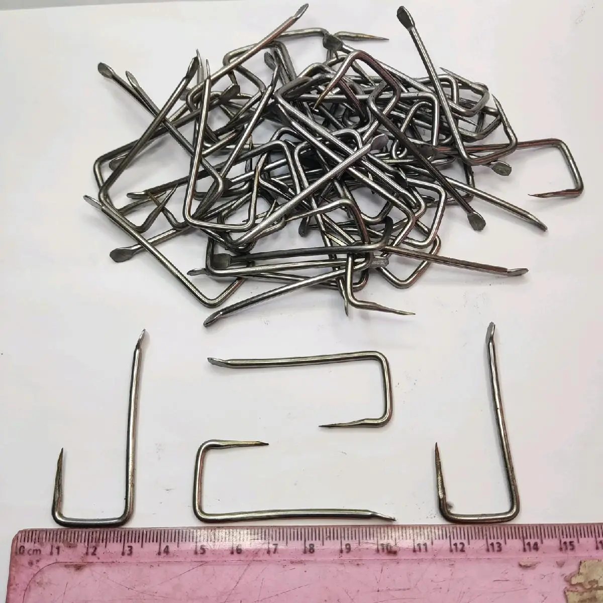 100pcs mata kail rawe kotak gepeng mata pancing rawe senggol gepeng