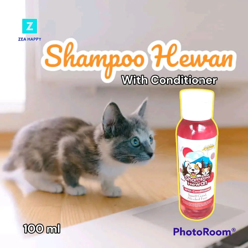 ZEA Shampoo Hewan Ektra Conditioner 100ml Bulu Sehat Bebas Kutu dan Jamur