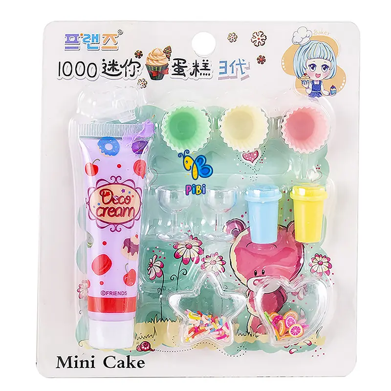 PIBI - DIY Cupcake mini / Deco Cream /Clay / Art and Craft for kids / Mainan Edukasi Anak Ice Toys 2