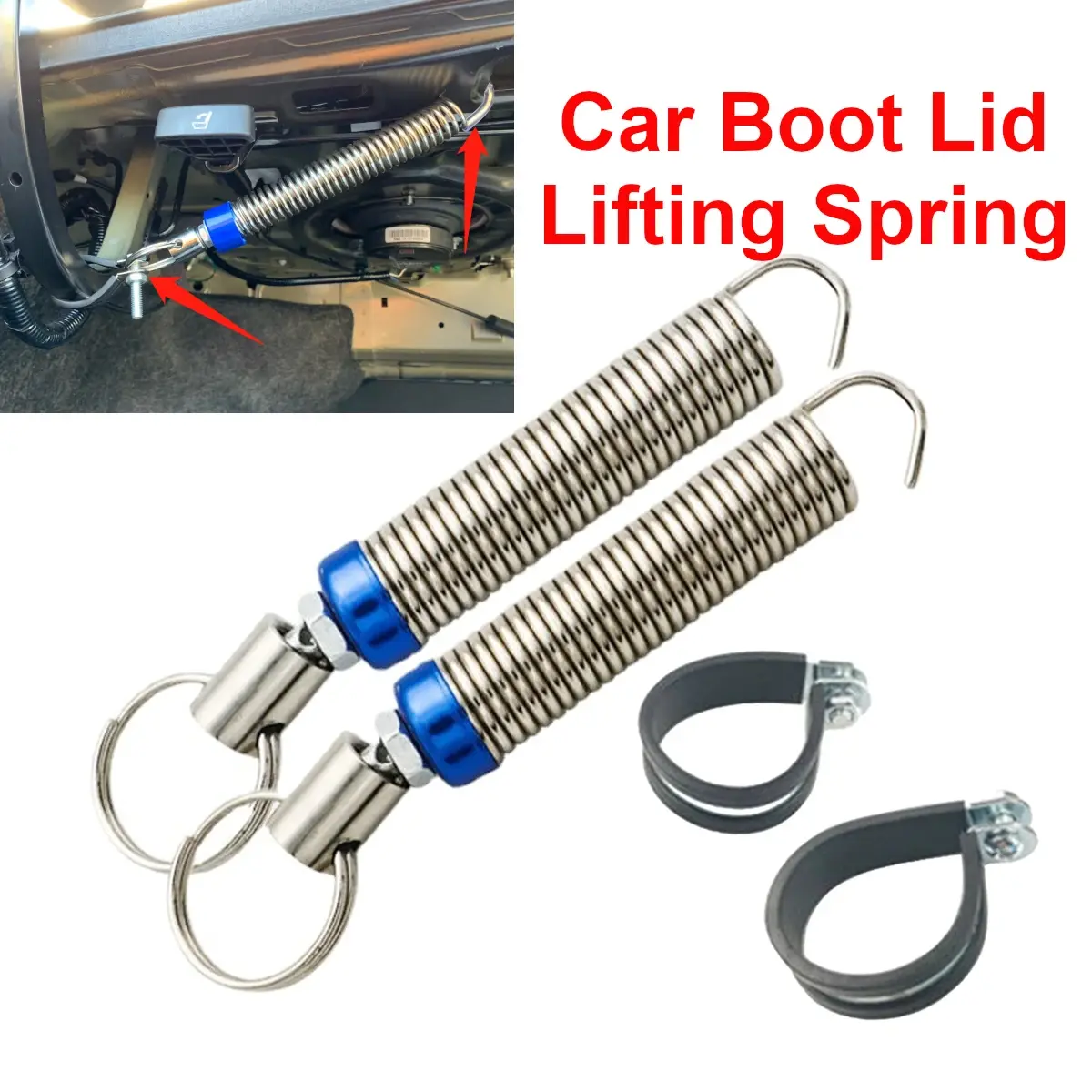 Car Tailgate Auto Opening Spring Hook Boot Lid Lifting Springs Rear Trunk Lifting Holder Tool Lifter Automatic Open Device