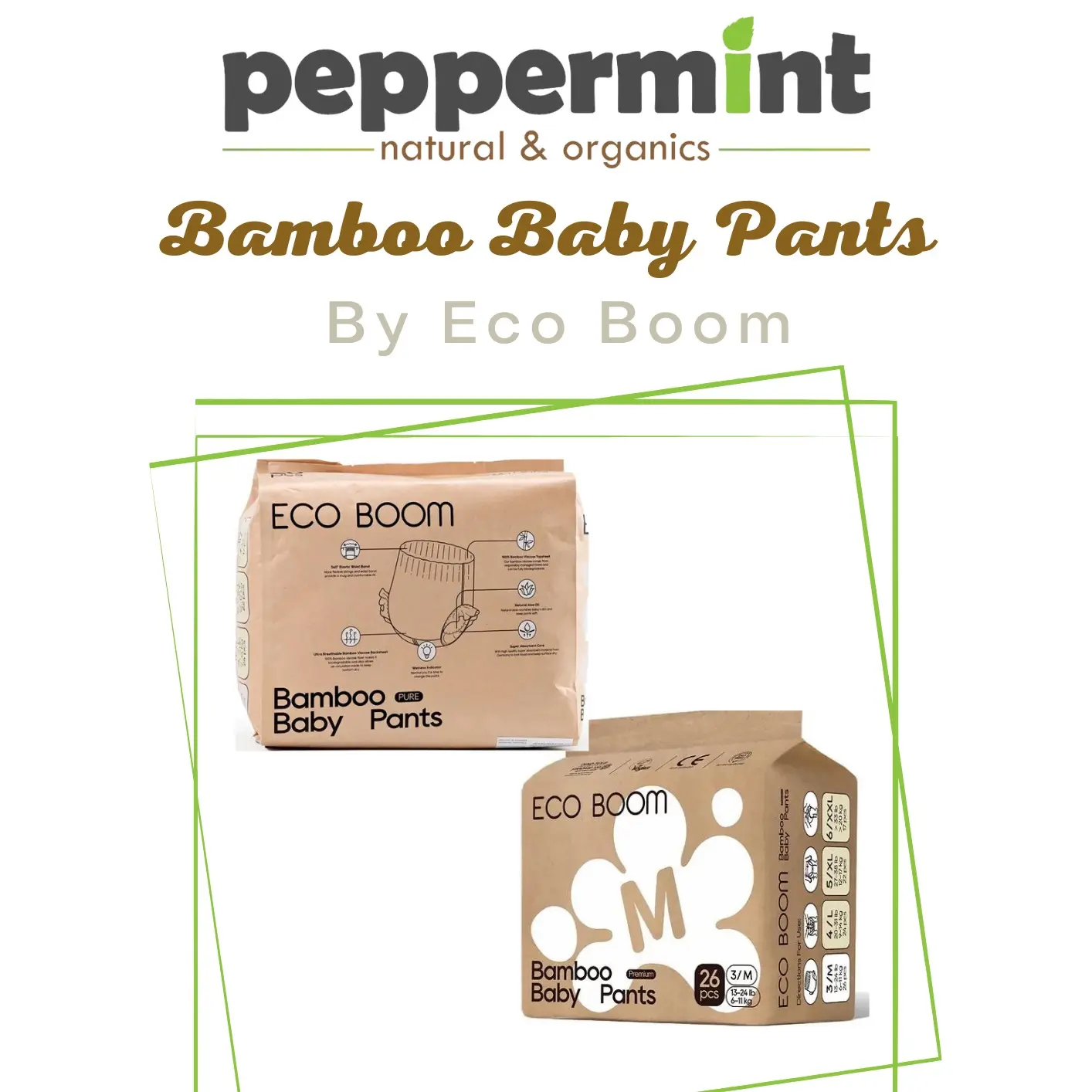 Eco Boom Pants Diapers / Diapers Eco Friendly