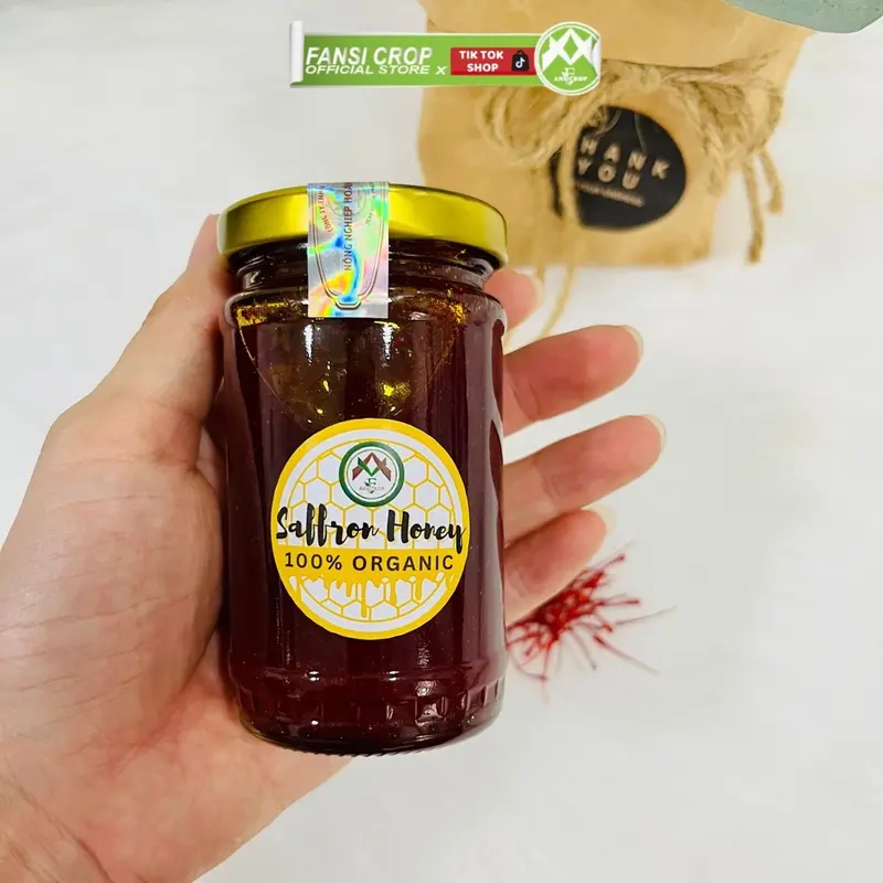 Saffron ngâm mật ong Fansi nguyên chất chính hãng thượng hạng, lọ 100ml 1