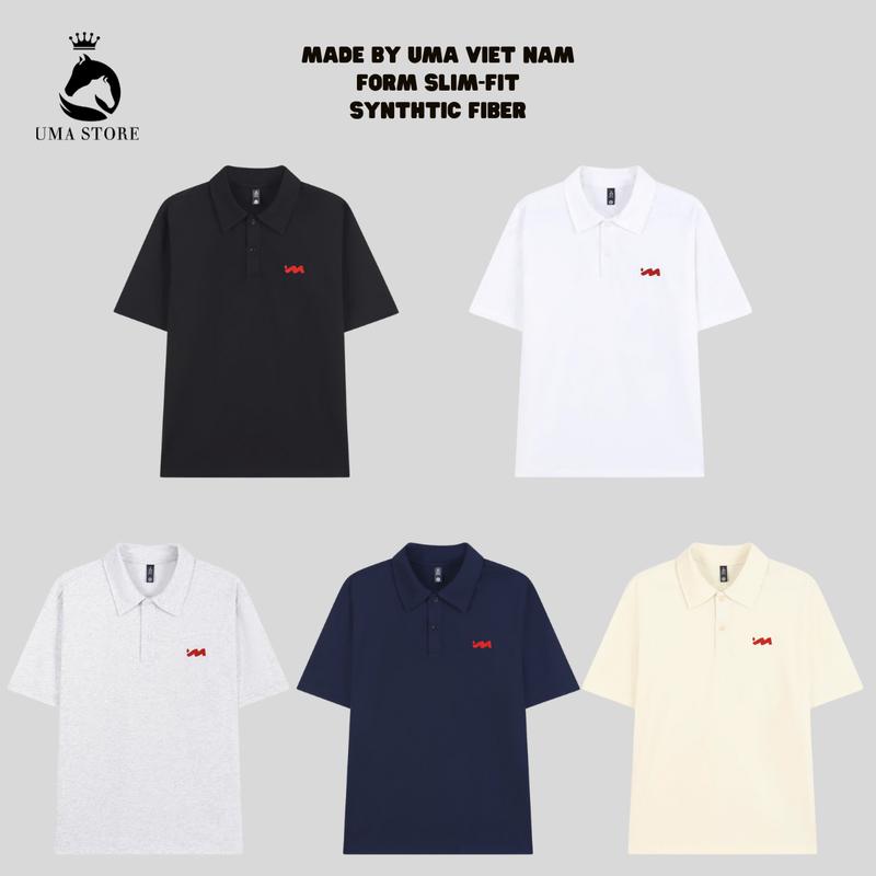 Combo 2 áo polo thêu nam nữ hình CHỮ ĐỎ sang trọng cao cấp nhất của nhà UMA STORE - ( POLOUMAOR ) Menswear Top Áo Thun Có Cổ Đen Shirt hot new 2025 Sang trọng - Lịch sự - Đơn Giản ( Áo Thun Polo )