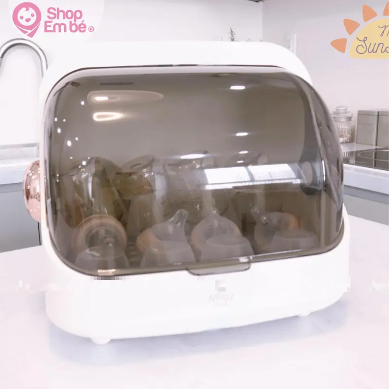 Máy úp bình sữa, tiệt trùng sấy khô tia UVC Moaz BéBé MB044 PLUS, khoang chứa 20 lit [ MẪU MỚI ] 3