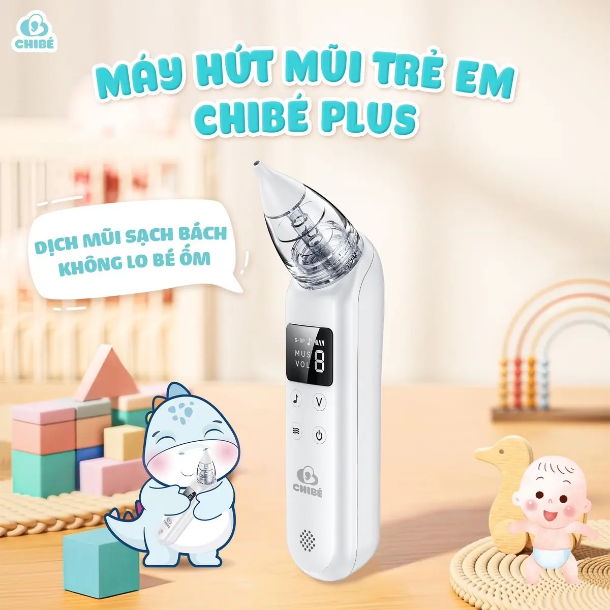 MÁY HÚT MŨI TRẺ EM CHIBÉ PLUS CB006