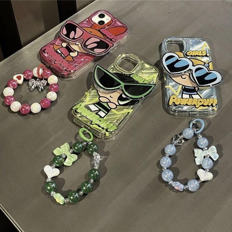 Product Introduction of The Powerpuff Girls Bracelet for Oppoa72/11x/93 Phone Case Reno8/10/4SE/R15/A1pro 0