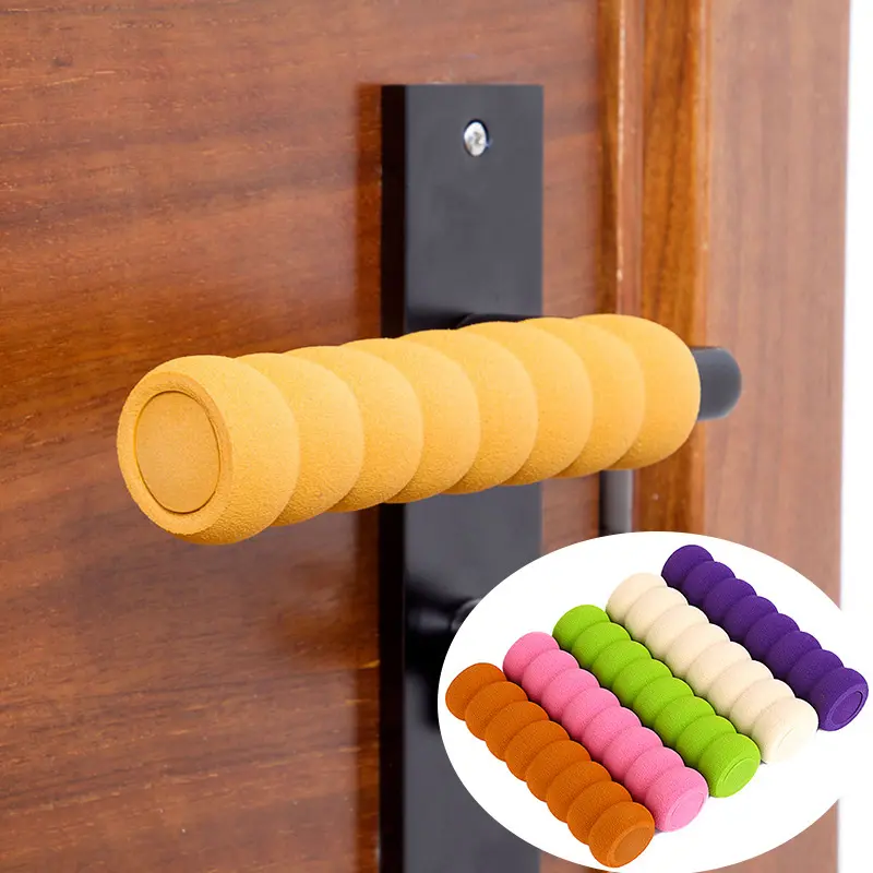 Bọc tay nắm cửa silicon chống va đập miếng bọc tay bảo vệ trẻ nhỏ chông trây tương han chê tiêng ôn khi đong mơ cửa an toàn giá rẻ M04 xốp  bọc 0