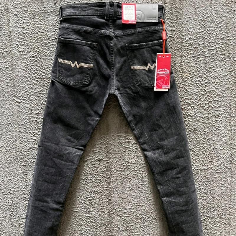 CELANA JEANS PRIA PANJANG POLOS/CELANA PANJANG PRIA DENIM WERCO SLIM FIT 7
