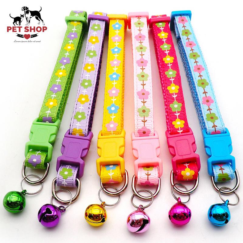 Vòng cổ thiết kế dễ thương dành cho cún cưng và mèo cưng đồ cheo chuông chống