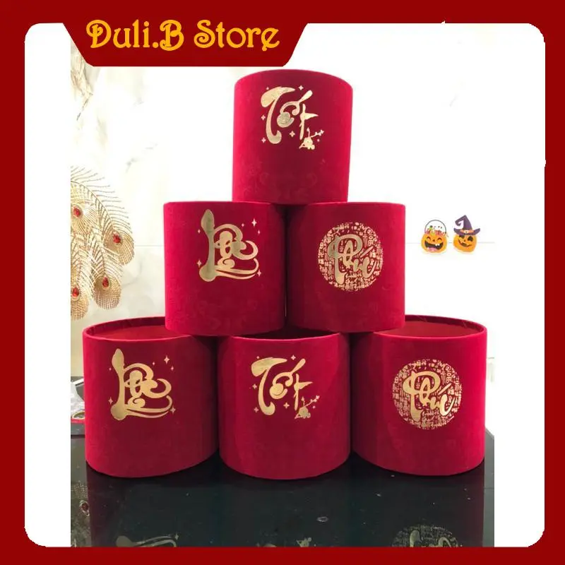[ ẢNH THẬT HÀNG LOẠI 1 ] CẶP CHẬU NHUNG CẮM HOA TẾT- HOA KẼM NHUNG - Duli.B Home