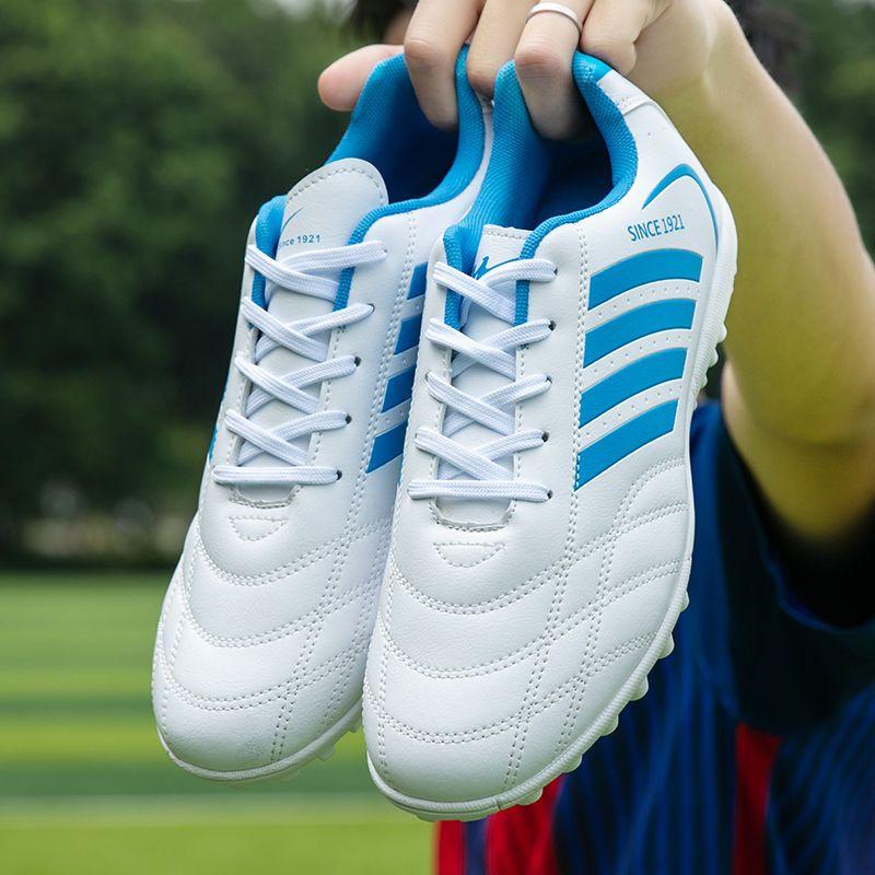 Double Star Soccer Shoes Competition Special Adult Men Broken Spike Boys Primary School Girls Non-slip Training Professional Shoes Wear-resistant Slipper 8