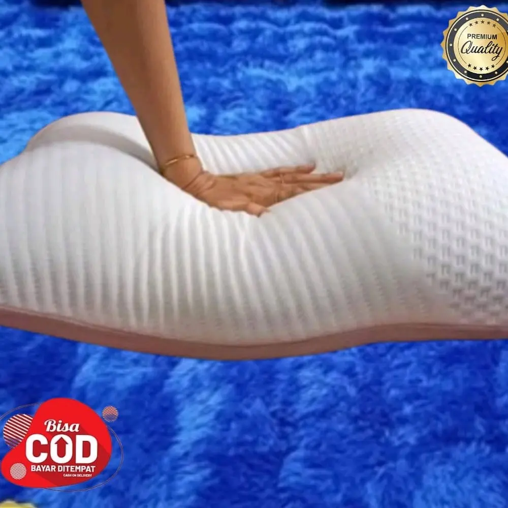BANTAL HOTEL BUSA MEMORYFOAM UKURAN 45X65 CM Lembut Anti Bakteri Katun