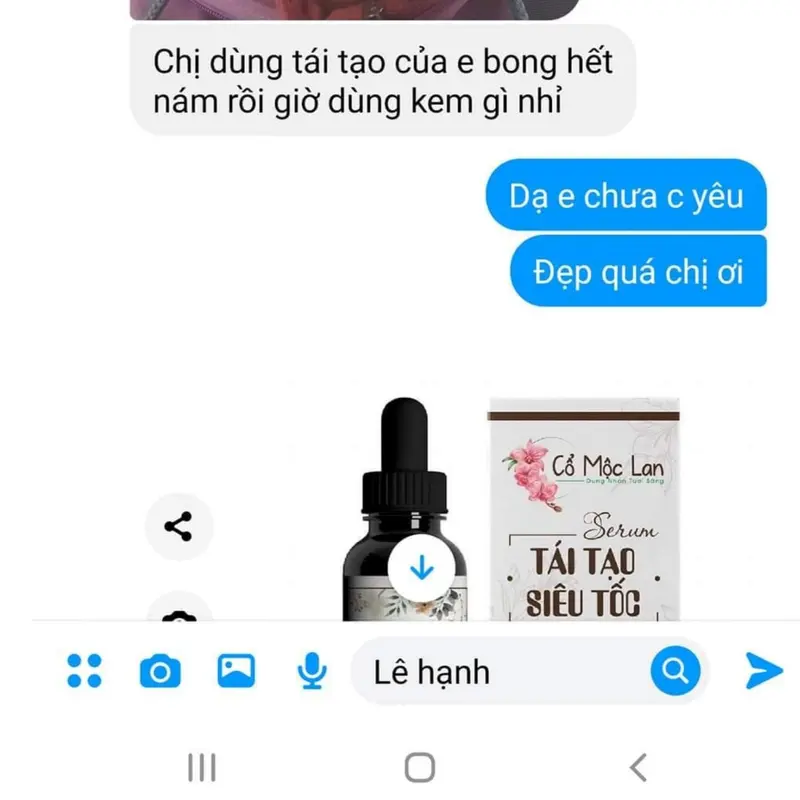 Serum Tái Tạo Siêu Tốc Cổ Mộc Lan Peel Da Bóc Tách Nám Tàn Nhang 50ml Skincare Làm Đẹp Da 3