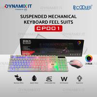 Gambar PCCooler Keyboard Mouse CP001 Suspended semi-Mechanical Keyboard Feel Suits RGB | White dari DYNAMIX IT Kota Surabaya 1 Tokopedia