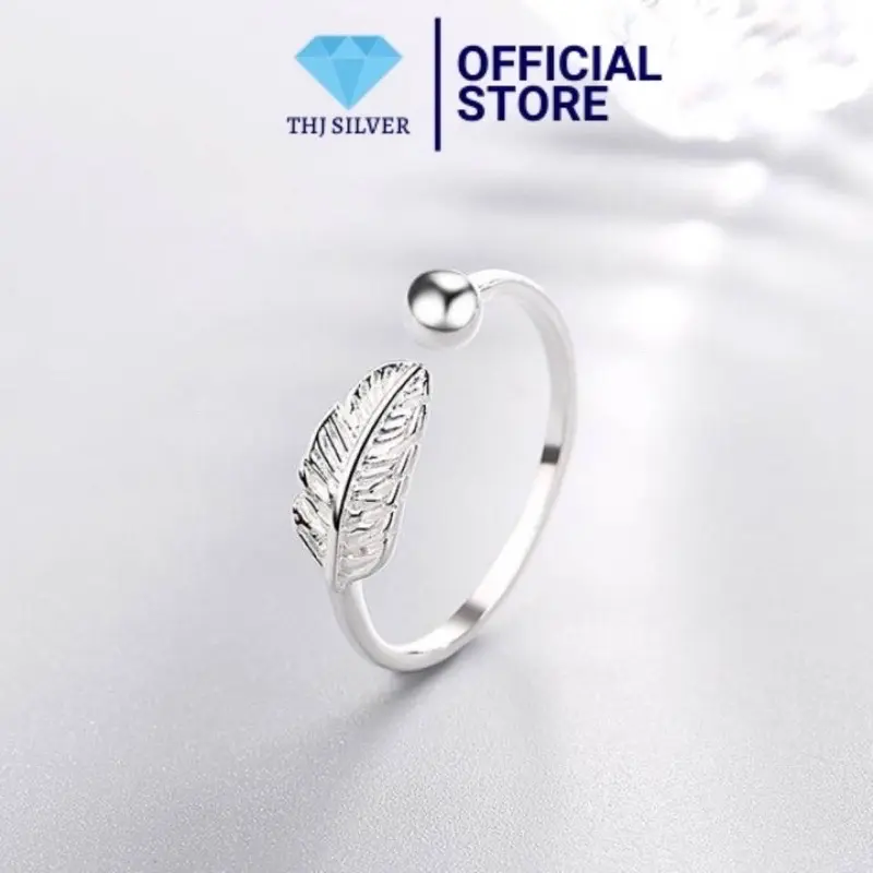 Nhẫn nữ bạc ta Lông vũ nhỏ xinh - THJ