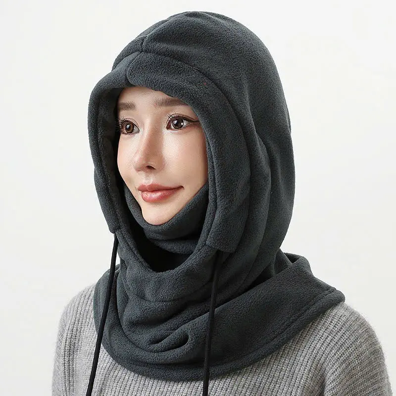 Mũ Trùm Đầu Mùa Đông Giữ Ấm cho phần Đầu Chất Vải Nì Ấm Áp Dày Dặn Nón và Bao tay vải Dù 1