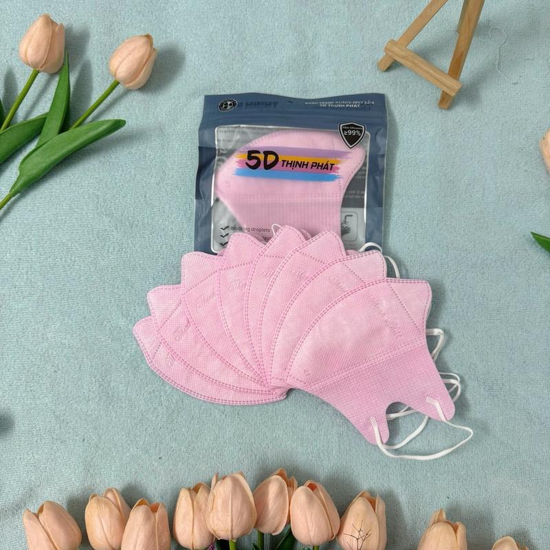 Mua 100 Tặng 10 Chiếc Khẩu Trang 5D THỊNH PHÁT 3 Lớp Thời Trang Phụ Kiện Accessories Che Mặt Móc Khoá khẩu trang & phụ kiện 【thời trang đen】 vn Nam 4