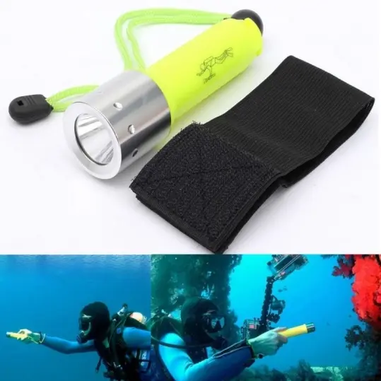 Đèn Pin CHO Thợ Lặn LK Siêu Sáng Dưới Nước Chống Thấm Nước ABS Nhỏ Gọn Đi Du Lịch Biển 4