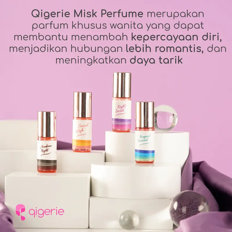 QIGERIE Misk Parfume - Misk Thaharah - Parfum Wanita 1