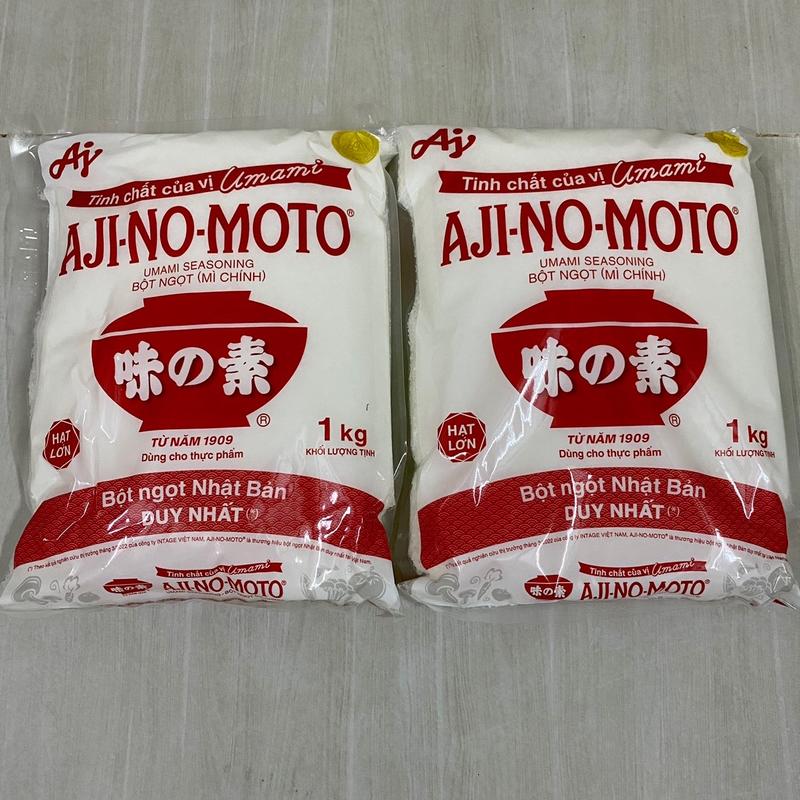 TO 2 GÓI LOẠI 1KG TO. BỘT NGỌT HẠT LỚN HẠT TO AJINOMOTO TỔNG NHẬN VỀ 2KG THƯỜNG DÙNG TRONG GÓC BẾP GIA ĐÌNH