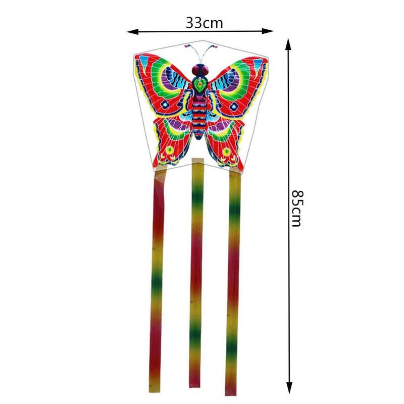 Product Introduction of Kite With Fishing Rod Dynamic Cartoon Butterfly Handheld Fishing Rod Kite With Handle Children Flying Kite Toy 18