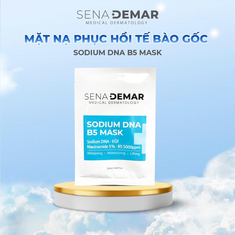 Combo 10 Miếng Mặt Nạ Phục Hồi Tế Bào Gốc SENADEMAR - Hàng chính hãng