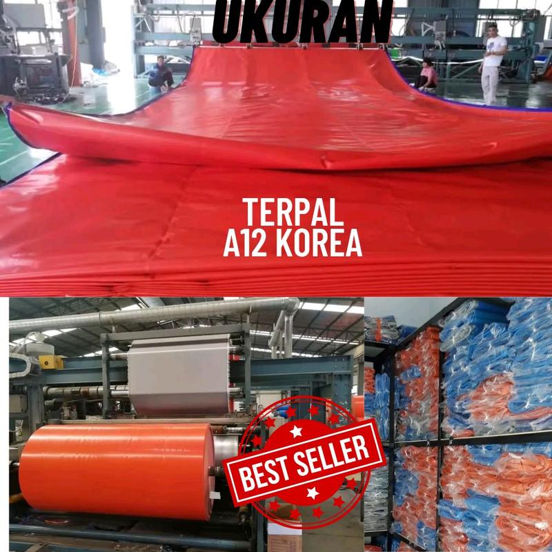 terpal a12 ukuran 4x6 4x7 4x8  untuk tenda truck Tahan air camping outdoor lebar 3