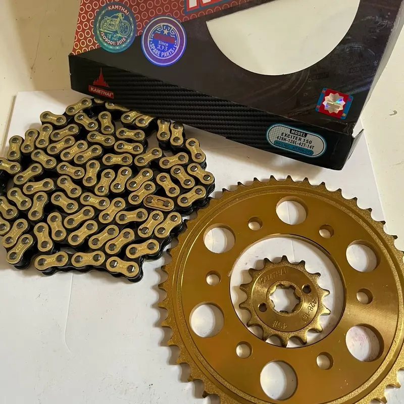Nhông sên đĩa xe máy Kamthai hộp vàng cho các dòng xe dream- wave-RS-sirius exciter135-150-155,Winner...-phụ tùng phụ kiện 2