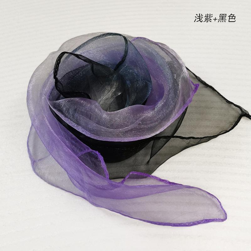 Product Introduction of Khăn Quàng quàng cổ Gradient Trơn Quà Tặng đầy màu sắc, Khăn Quàng quàng cổ vuông Nhỏ Thích hợp Biểu Diễn Khiêu Vũ, Biểu Diễn Mẫu Giáo, Khăn Quàng quàng cổ 18