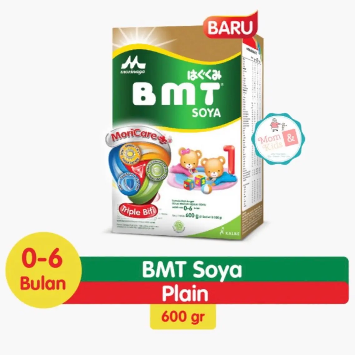 BMT SOYA 600 GR | MORINAGA BMT SOYA (0-6 BULAN) 600GR
