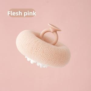 Bóng Tắm Cốc Hút Hướng Dương, Miếng Bọt Biển Chà, Mát Xa Ma Thuật, Chà Tắm Không Đau, Chà Bùn, Chà Lưng, Bàn Chải Tắm, [Q-Men]