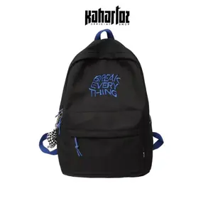 Tas Ransel Dewasa Canvas Korea Style Muat Laptop 15 inci Kahartoz