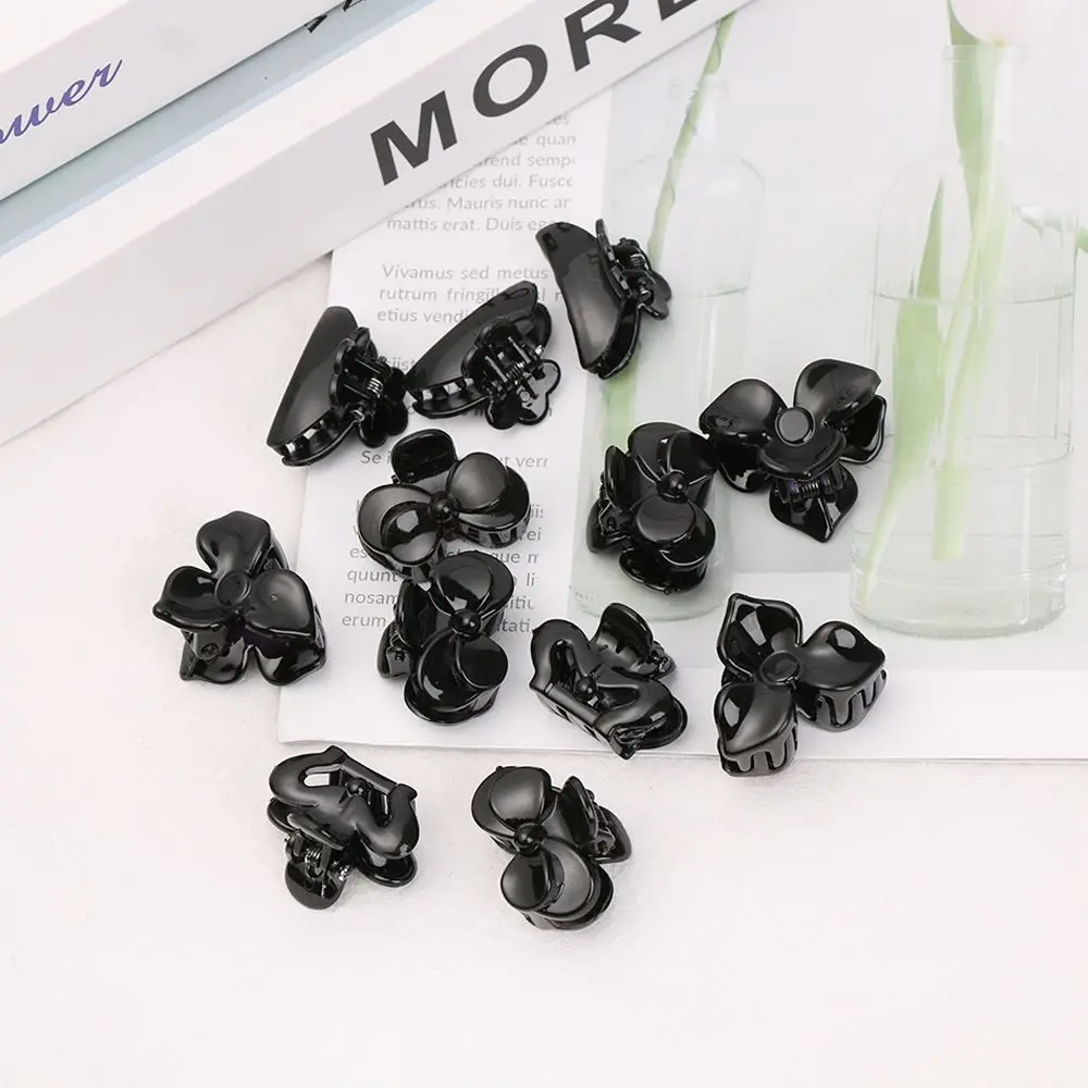 Fashion Simple Hair Accessories ABS Plastic Styling Tool Children Beauty Black Clip Liu Haifa Chuck Hair Updo Clamps Hair Crab Claw